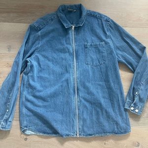 ASOS Men’s Denim zip up chambray
